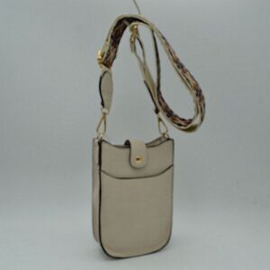 Fold-over Closure Cellphone Crossbody Handbag